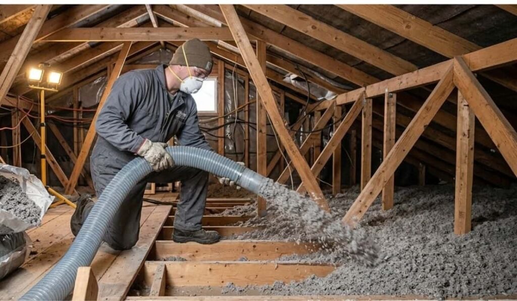 Cellulose Insulation in Lansing, Illinois
