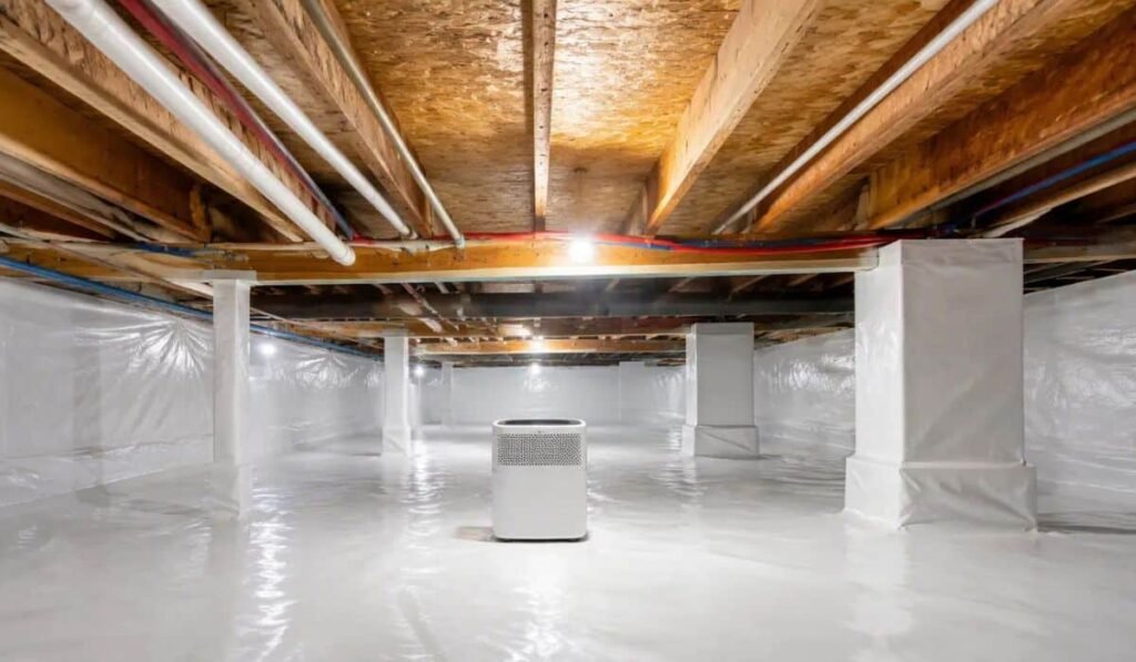 Crawl Space Encapsulation in Lansing, Illinois Homes