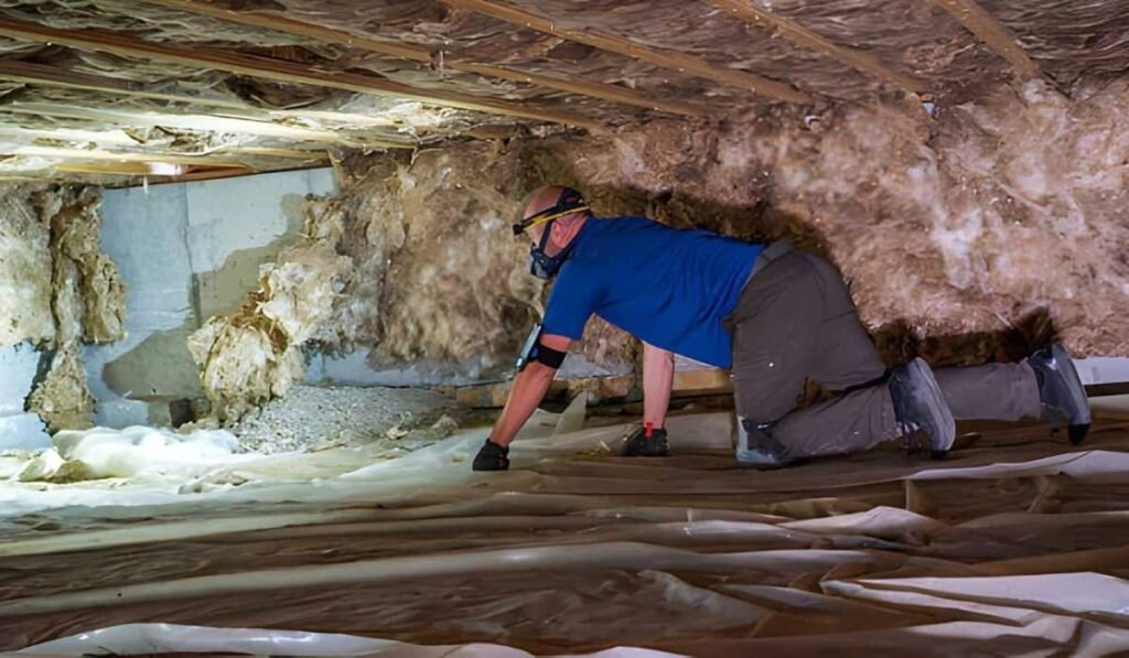 Crawl space encapsulation in Will County, Illinois